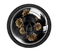 Luoweisi 71YGT8IsHKL._AC_SL1500_ Lot de 4 boutons d'armoire, boutons de tiroir de commode, poignées de commode à trou unique pour décoration de cuisine, maison, placard, armoire