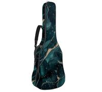 Luoweisi Housse de transport pour guitare acoustique classique de 99, 101,6 cm, 104,1 cm, rembourrée de 10 mm d'épaisseur, housse rustique pour guitare avec motif papillon et marguerite, étanche avec