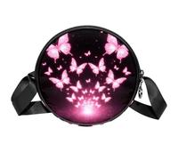 Luoweisi Red Cherry Sac à bandoulière rond tendance pour femme, Multicolore 19., Taille unique