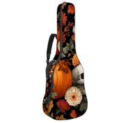 Luoweisi Sac de transport pour guitare acoustique classique de 99, 101,6 cm, 104,1 cm, rembourré de 10 mm d'épaisseur, nœuds à pois, étui étanche avec poche bandoulière réglable, résistant aux chocs