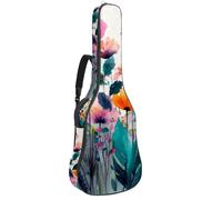 Luoweisi Sac de transport pour guitare acoustique classique de 99, 101,6 cm, 104,1 cm, rembourré de 10 mm d'épaisseur, housse imperméable avec poche bandoulière réglable, résistant aux chocs