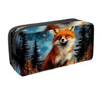 Luoweisi Trousse à crayons de grande capacité pour ranger des fournitures de bureau, flocons de neige, nains de Noël, Multicolore 16., 2.3x8.2x3.9in/6x21x10cm, Organiseur de sac