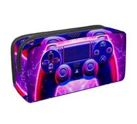 Luoweisi Trousse à crayons de grande capacité pour ranger des fournitures de bureau, manette de jeu, coucher de soleil, Multicolore 9., 2.3x8.2x3.9in/6x21x10cm, Organiseur de sac