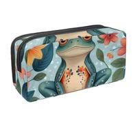 Luoweisi Trousse à crayons de grande capacité - Trousse à crayons multifonction pour fournitures de bureau, tournesols et guitare, Multicolore 19., 2.3x8.2x3.9in/6x21x10cm, Organiseur de sac