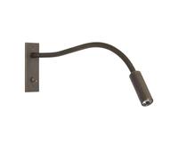 LUOYAOB Applique murale style industriel américain, rotation à 360°, bras flexible, en aluminium et fer, for chambre, salon, entrée, couloir ou vestiaire.(Brushed Bronze)