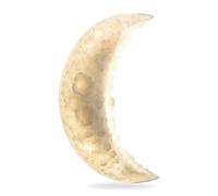 LUOYAOB Creative Moon Shaped Wall Mount Light Resin Carved Lunar Texture Wall Sconce Modern 3-Color Dimmable Wall Lamp Indoor Accent Wall Fixture for Kids Room Living Room