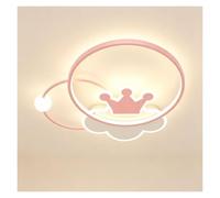 LUOYAOB Plafonnier LED encastré en acrylique rose Crown Cloud