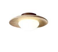 LUOYAOB Plafonnier LED Moderne Plafonnier Rustique en marbre Plafonnier Japonais Style Wabi-sabi Luminaires près du Plafond for Cuisine Farmhouse Entrée Hall d'entrée Balcon Foyer (Size : B)