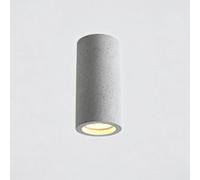 LUOYAOB Projecteur de plafond industriel en ciment GU10 Downlight cylindre éclairage d'accentuation intérieur trois couleurs température couloir chambre cuisine îlot réglable spot moderne(White,10cm)