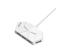 Luoyiyuan 4 ports/7 ports USB 2.0 Hubs Répartiteur USB avec lumière colorée rapide transfert de données Extenseur USB pour ordinateur portable PC