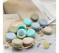 LUOZZY Lot de 12 lingettes Macaron pour écran de téléphone portable, porte-clés portable pour ordinateur portable, appareils électroniques, lunettes, lunettes