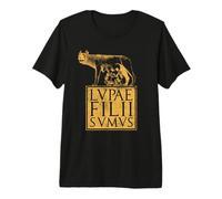 Lupa Rome Antique Citation de l'empire Romain T-Shirt Haut de Gamme