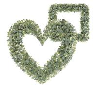 LUPATDY Lot de 2 plantes artificielles pour balcon, décoration de balcon, 180 cm, feuilles de pommier artificielles, guirlande pour mariage, cuisine, jardin, fête