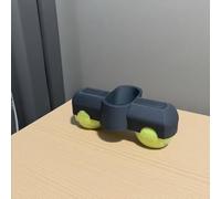 LUPATDY Lot de 4 adaptateurs Snap Rocker Plate Feet, avec 8 balles de tennis, adaptateurs de pieds clipsables pour le cyclisme d'intérieur et le cyclisme d'intérieur
