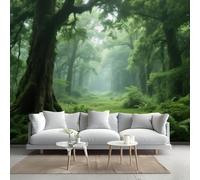 LUPAXA Arbres Et Forêt Centenaires Papier Peint Non-Auto-adhésif 400x280cm,Royaume De Jeu Secret Papier Peint,Meuble Decoratif Salon Salle de Bain Chambre Armoire