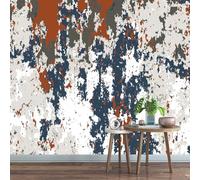 LUPAXA Papier Peint Texture Graffiti Rouge Et Bleu 315x215cm,Art Abstrait Photo Mural pour chambre à coucher salon canapé arrière-plan TV