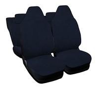 Lupex Shop C1_JBS Housses de siège Couleur Unie pour Citroen C1 - Jean Bleu