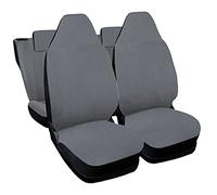 Lupex Shop Housses de siège Auto compatibles pour 108 avec Appui-tête intégré, Gris Clair, fabriqué en Italie
