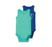 LUPILU® Lot de 2 bodies bébé (bleu/turquoise)