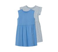 lupilu® Lot de 2 robes petite fille (bleu/bleu clair, 2-4 ans)