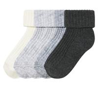 lupilu® Lot de 5 paires de chaussettes bébé (gris/noir/blanc, 19-22)