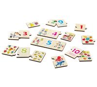 lupilu® Puzzle éducatif en bois (puzzle chiffres)