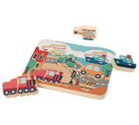 lupilu® Puzzle en bois (ville)