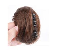 LUPU Chignon Synthétique Griffes Sur Chignon Postiches Chouchou Queue De Cheval Chignon for Femmes Extensions De Cheveux Fibre Haute Température Ponytail Extension(Light Brown)