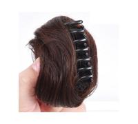 LUPU Chignon Synthétique Griffes Sur Chignon Postiches Chouchou Queue De Cheval Chignon for Femmes Extensions De Cheveux Fibre Haute Température Ponytail Extension(Dark Brown)