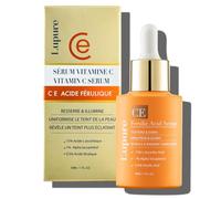 Lupure - **Anti-âge et polissage de la peau : le sérum à la vitamine C est un sérum facial très naturel, le sérum visage à la vitamine C avec de l'acide hyaluronique aide le teint en général et