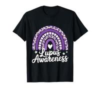 Lupus Ruban violet arc-en-ciel pour le mois de sensibilisation au lupus T-Shirt