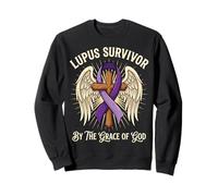 Lupus Survivor by The Grace of God Maladie Auto-Immune Sweatshirt