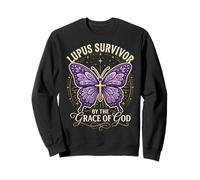 Lupus Survivor by The Grace of God Maladie Auto-Immune Sweatshirt