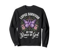 Lupus Survivor by The Grace of God Maladie Auto-Immune Sweatshirt