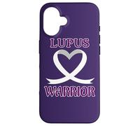 Lupus Warrior Awareness Heart Ribbon Coque pour iPhone 16