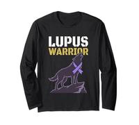 Lupus Warrior Maladie Auto-Immune Soutien des Maladies chroniques Manche Longue