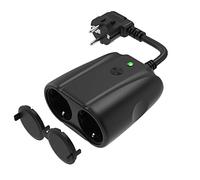 Lupus ZigBee 3.0 Prise d'extérieur à 2 canaux, résistante aux intempéries, Amazon Echo komp, sans Fil par Radio