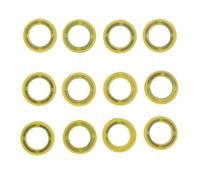 Luqeeg 12 Pièces de Joints d'Étanchéité de Bouchon de Vidange de Carcasse d'Engrenages, Joint d'Étanchéité de Carcasse d'Engrenages Marins pour Entraînements Mercruiser, OEM 8M0007119 6-888593