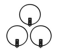 Luqeeg Anneau de Support de Pot de Fleur de 6 Pouces, Support de Pot de Plante Mural en Métal avec de Bras Oscillant, pour Porche de Balcon de Cour de Jardinage Vertical
