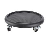 Luqeeg Assiette à Rouleaux de Fitness Exercice Abdominal et pavé de Genou, Disque Exerçant, Plaque d'entraînement de Fitness, PP Assiette de Roue de l'entraîneur Abdominal pour Gymnase à Domicile