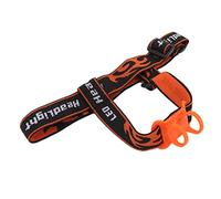 Luqeeg Bande de Lampe Frontale, Conception à Boucle élastique, Ceinture de Fixation de Bandeau Réglable pour Lampe de Poche de 22 à 32 Mm, Phare de Torche avec Manchon pour L'escalade,