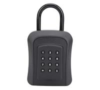 Luqeeg Boîte de Verrouillage de clé Intelligente, Support Mural et Porte de Porte de Coefficient avec et Entrée Mécanique sans clé, Contrôle de l'application et Manille pour la Maison, le Garage,