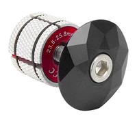 Luqeeg Bouchon d'extension de Casque de Vélo, Capuchon Supérieur de Tige, Bouchon de Compression en Alliage d'Aluminium à 3 Sections avec Tube de Direction Standard de 1 1/8 28,6 Mm, Idéal pour