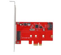 Luqeeg Bureau de la Carte D'extension SSD PCI-E à M.2, Adaptateur de Carte SATA3.0 Solid State Drive avec Multiplication de Port de Support, échange Chaud pour équipement électrique