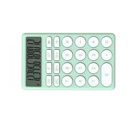 Luqeeg Calculatrice de Petite Taille de Poche, Calculatrice de Dessins Animés Multifonctionnels Portables avec écran Grand écran pour Bureau, école, Maison, Entreprise (Green)