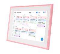 Luqeeg Calendrier Numérique 10.1 Pouces, Planificateur Familial Intelligent écran Tactile, Cadre Photo Numérique HD Tableau Interactif Tâches Ménagères pour Horaires Familiaux