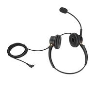 Luqeeg Casque Téléphonique H600D 2.5, Casques de Bureau à Réduction de Bruit Binaural, Casque de Communication avec Prise Jack 2,5 Mm, Idéal pour Téléphone Fixe ou Téléphone Dect sans Fil