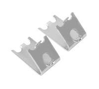 Luqeeg Clip D'étagère de Congélateur de 1,5 Mm, Acier Inoxydable 304, Conception Concave, Taille Compacte, Clip de Support D'étagère de Réfrigérateur 14 Pièces, Utilisation à la Maison