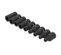 Luqeeg Coffret de Douilles pour Tarauds 9 Pièces Entraînement 1/2 Pouce Jeu de Clés Fines Résistance Aux Chocs Acier Au Chrome-Molybdène Jeux D'extracteurs de Vis