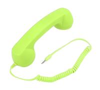Luqeeg Combiné Téléphonique Rétro, combiné Filaire à Boutons de Réponse à Une Touche, de Commutation Sonore avec Contrôle du Volume avec Prise 3,5 Mm et Cordon enroulé de 9 Pieds, Idéal pour Les